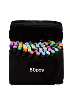 Touch 80 Colors Markers Set, Dual Tips Blender Art Markers for Drawing Permanent Sketch Markers for Kids adult coloring, Artist Pens  - Image 5