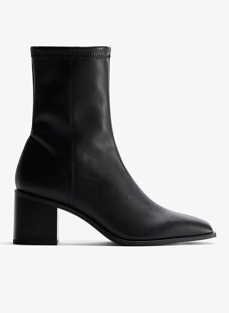 H&M Heeled ankle boots
