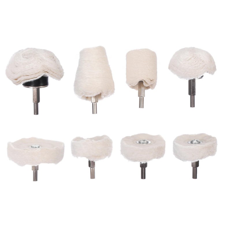 8pcs Polishing Wheel Pad Set Grinding Head For Drill Reach Areas - Image 2
