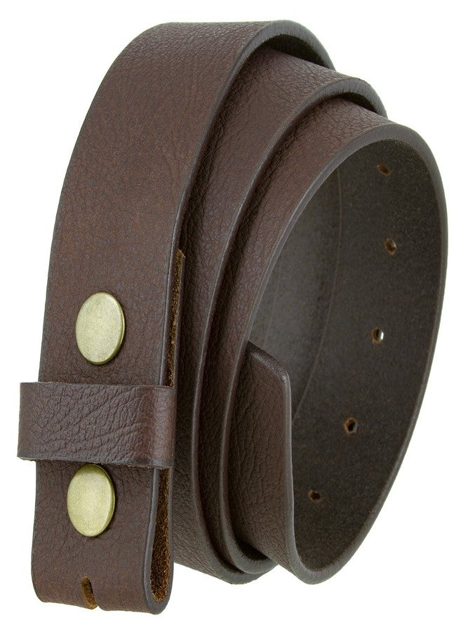 بيلتس.كوم حزام من الجلد المحبب بالكامل، عرضه 1-1/2 بوصة (بني، 40) - Image 3