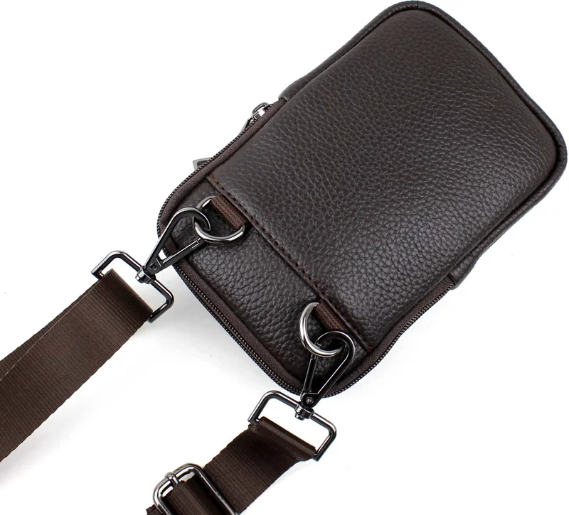 ديرسي كلوب Men's Brown Shoulder Strap Messenger Men's Shoulder Bag
