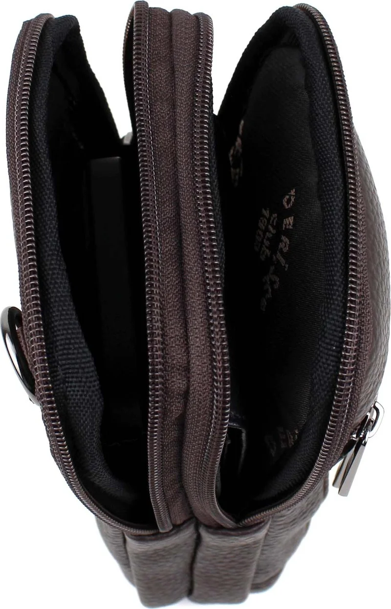 ديرسي كلوب Men's Brown Shoulder Strap Messenger Men's Shoulder Bag