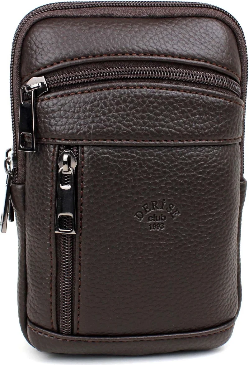 ديرسي كلوب Men's Brown Shoulder Strap Messenger Men's Shoulder Bag