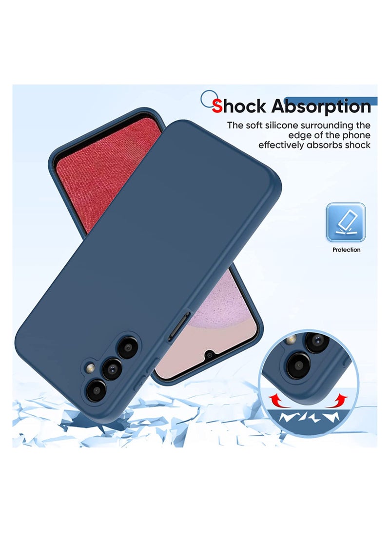 غطاء حماية لهاتف سامسونج جالاكسي A15 من السيليكون الناعم، غطاء خلفي خفيف الوزن بلمسة نهائية غير لامعة، غطاء مقاوم للصدمات، مضاد لبصمات الأصابع، مصمم لهاتف سامسونج جالاكسي A15 5G - Image 4