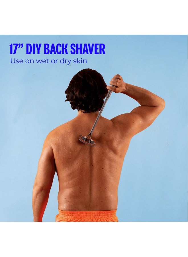 Bro Shaver - Ro Shaver 2.2. Back Shaver Body Hair Trimmer. Diy Back Shavers. 2 Shave Settings Wet Or Dry. Extreme Reach Handle. Mens Grooming Kit Shaving & Hair Removal Products - Image 1
