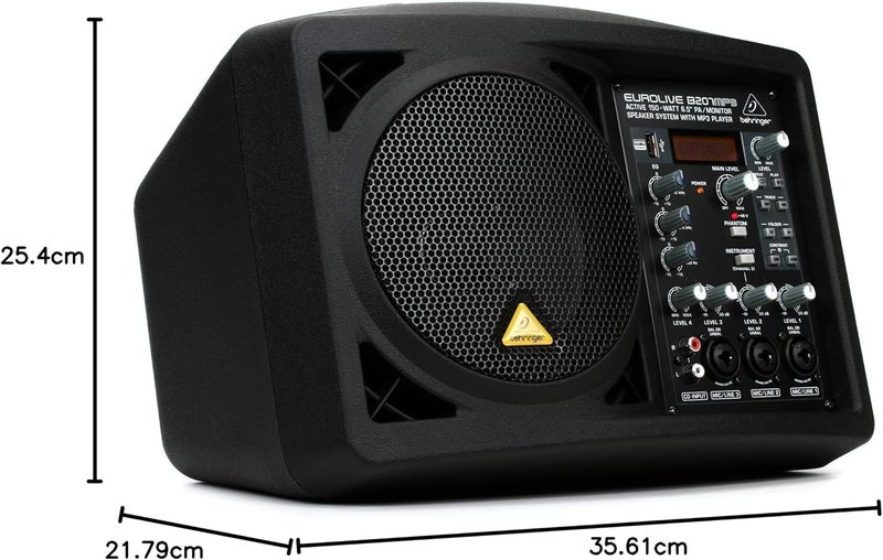 behringer Behringer B207MP3 Active PA/Monitor Speaker System - Image 3