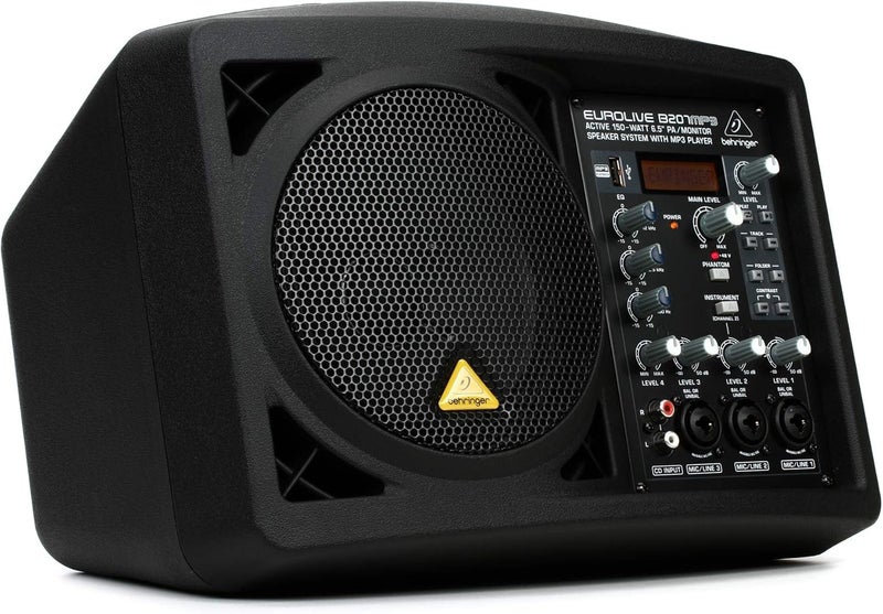 behringer Behringer B207MP3 Active PA/Monitor Speaker System - Image 1