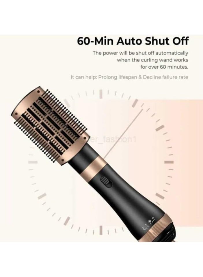 موهير فرشاه استشوار شعر احترافي 4 في 1 مع طلاء سيراميك وتقنية الحماية من الحرارة الزائدة 1000 وات MO-7154 - Image 3