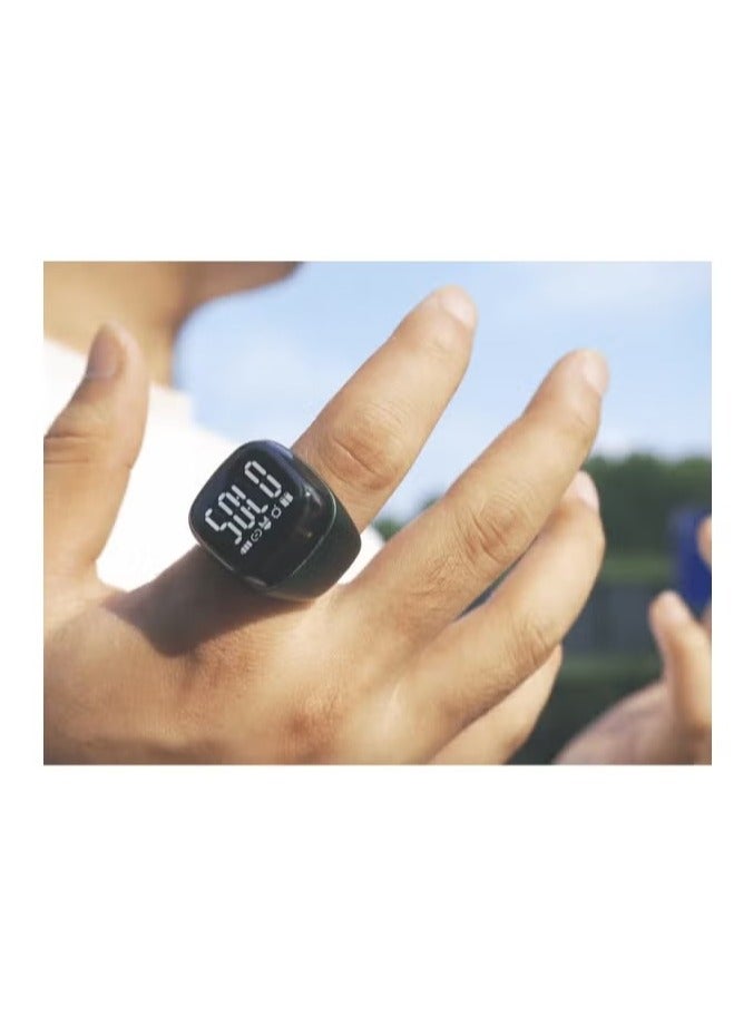 خاتم تسبيح ذكي، مقاس 18، مقاوم للماء. - Image 2