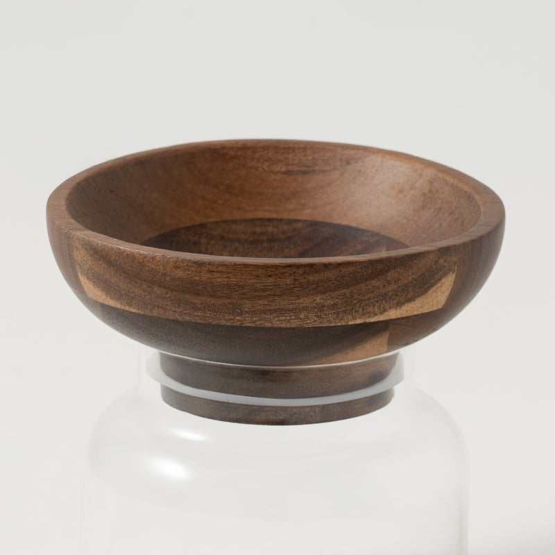 Dallaty glass nut bowl & glass jar set 2 pcs - Image 2