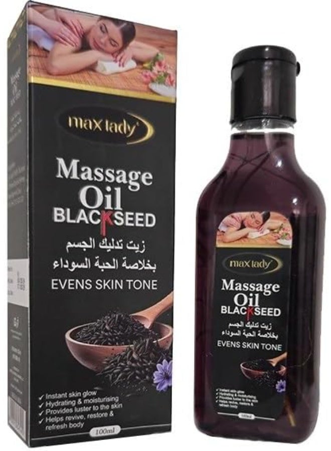 Max Lady Blackseed Oil for Body Massage - 100ml - Image 1