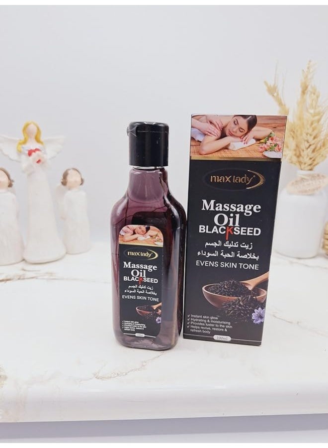 Max Lady Blackseed Oil for Body Massage - 100ml - Image 2