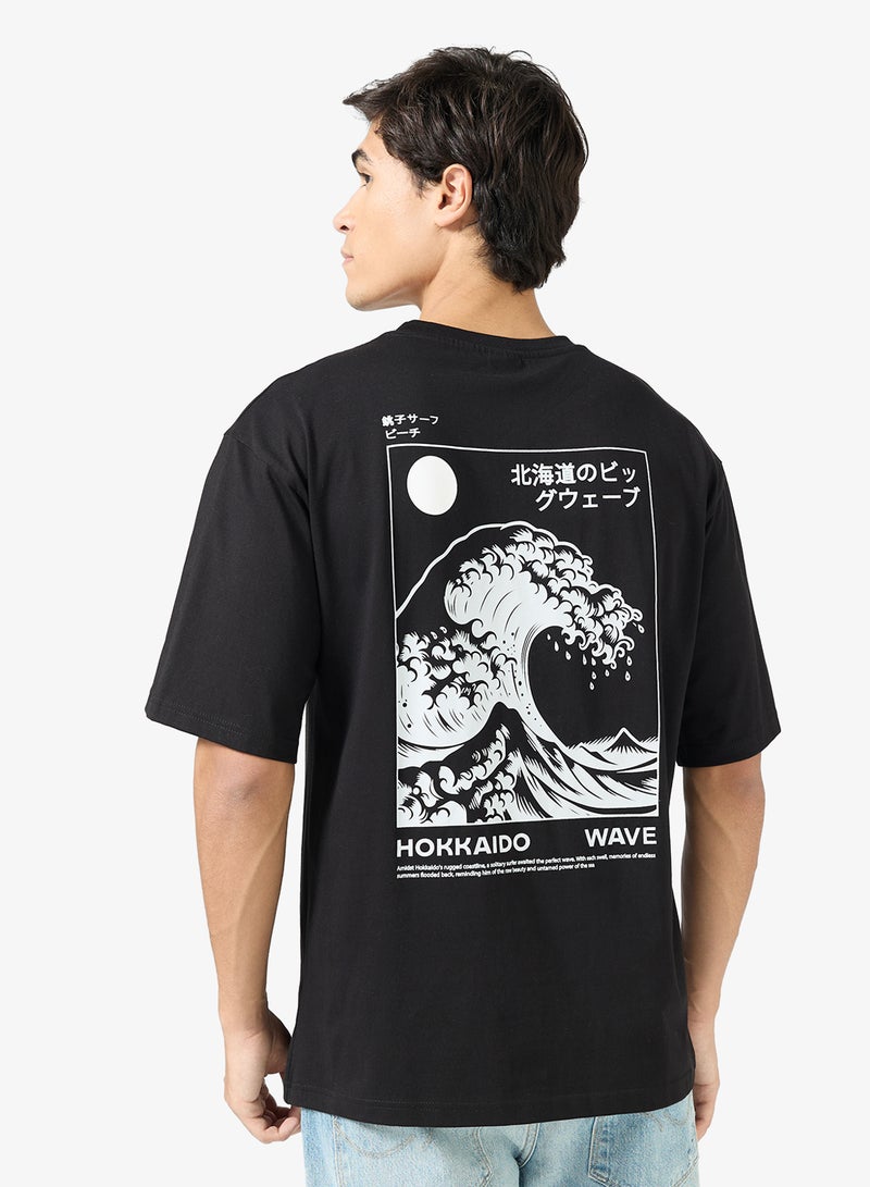 Seventy Five Graphic Print Oversized T-Shirt - Image 2