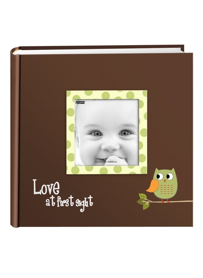 Pioneer Photo Albums Ev246Fbog 200Pocket Baby Owl Printed Designer Frame Cover Photo Album Green 4 X 6 Inch  - Image 2