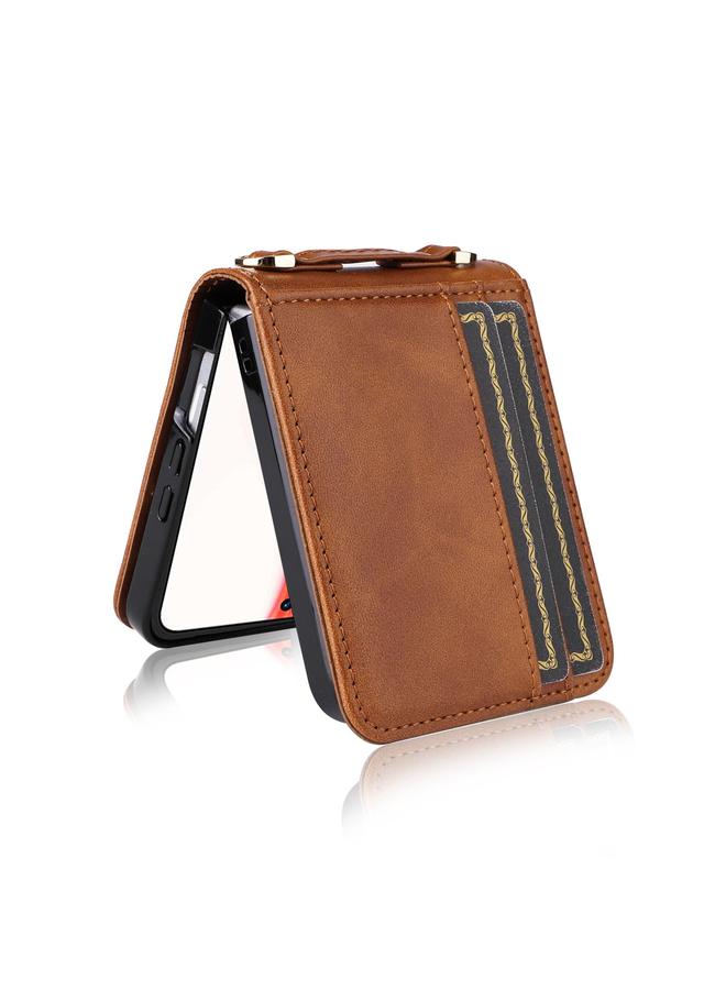 Zaboon Case For Infinix Zero Flip Crossbody Card Bag PU Folding Phone Case - Image 5
