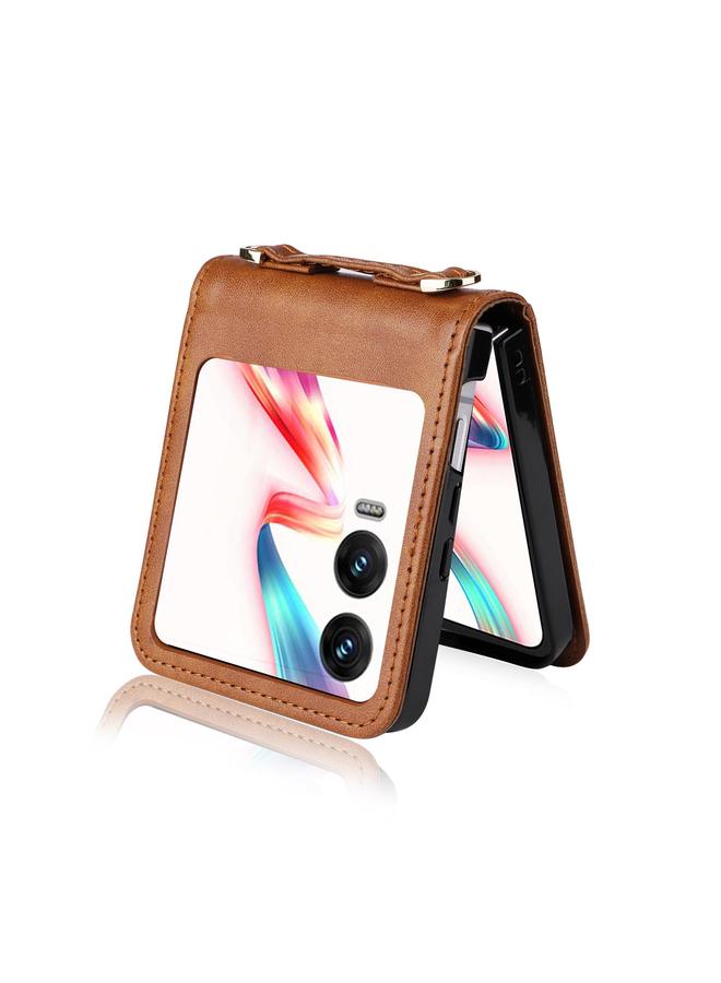 Zaboon Case For Infinix Zero Flip Crossbody Card Bag PU Folding Phone Case - Image 4
