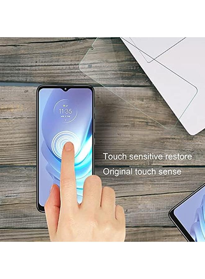 erorex 2 Pack Compatible With Motorola Moto G30 G50 G20 G10 E7 Power E7I Power Screen Protector Tempered Glass For Moto G30 9H Scratch Resistant Bubble Free Easy To Install - Image 5