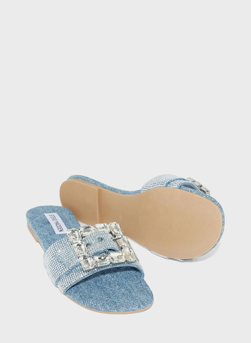 STEVE MADDEN Silgle Strap Flat Sandals