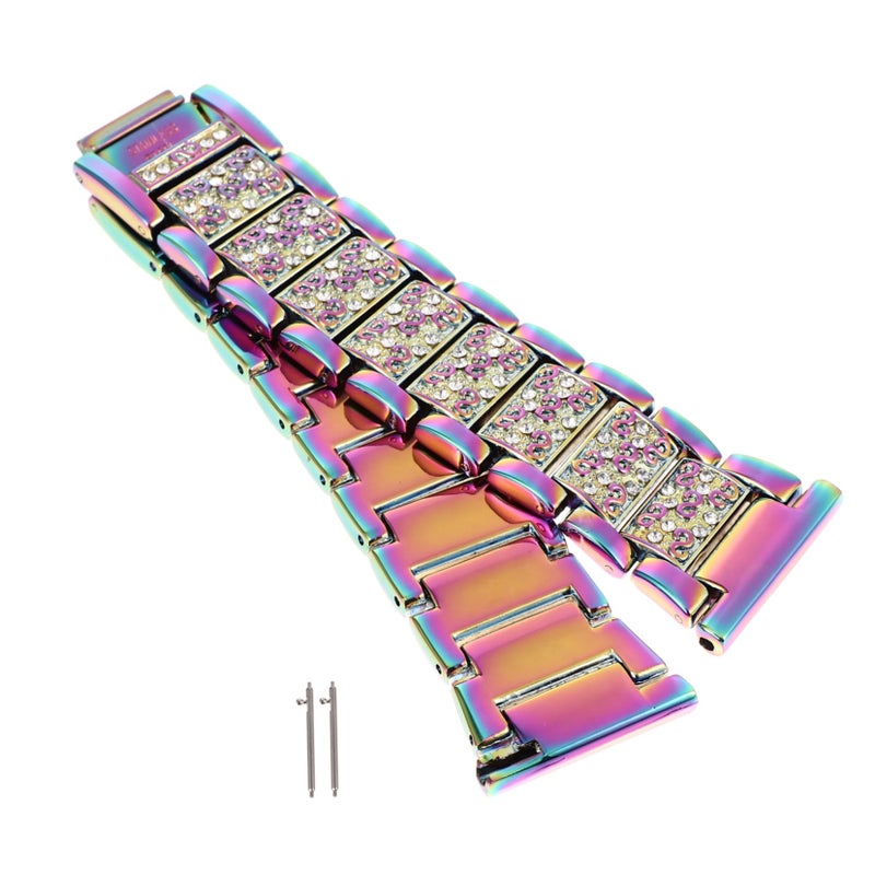 Veemoon Chic Rhinestone Replacement Band For Watch Durable Assorted Color Strap - Image 2