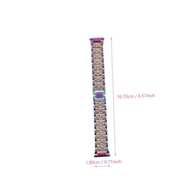 Veemoon Chic Rhinestone Replacement Band For Watch Durable Assorted Color Strap - Image 3