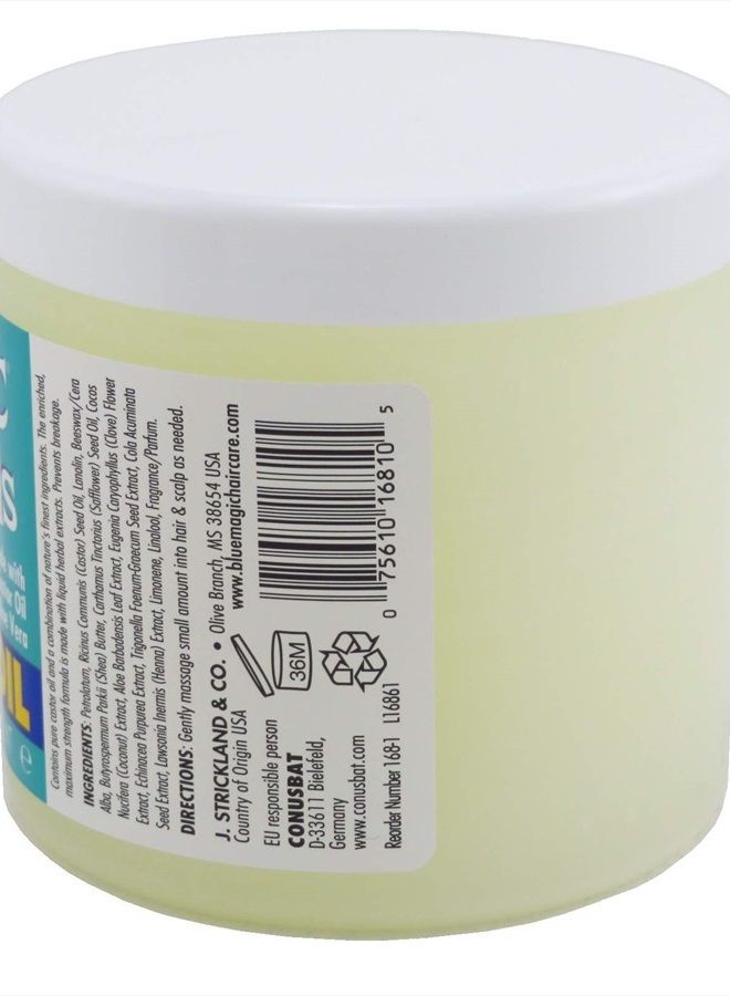 BLUE MAGIC Organics Castor Oil 12 Ounce Jar (354ml) (3 Pack) - Image 4