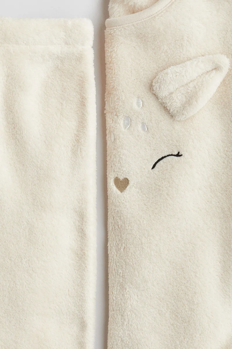 H&M Appliquéd pile pyjamas
