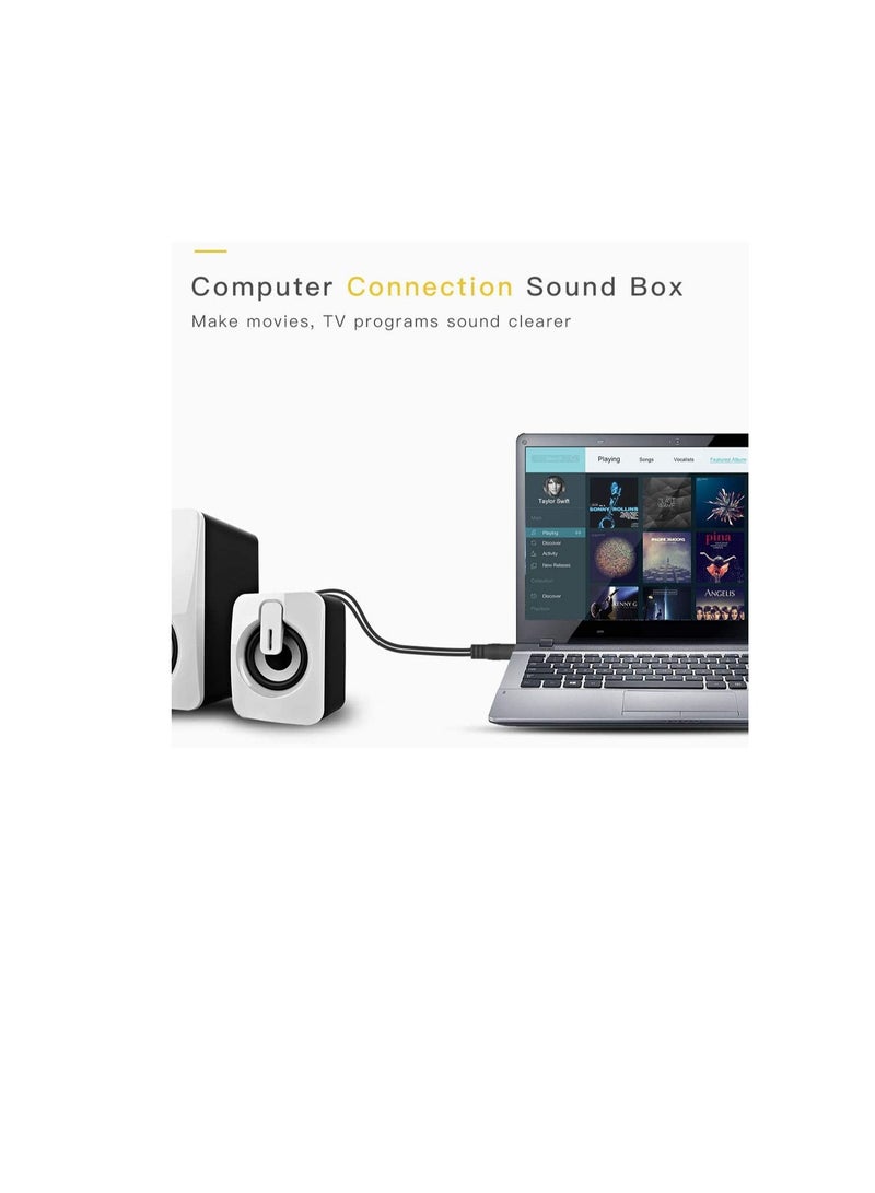 Audio-Aux Cable Stereo Plug Two RCA Plugs For Home Theater,Mobile,Laptop And TV TCA ST-23N (5 Meter)  - Image 3