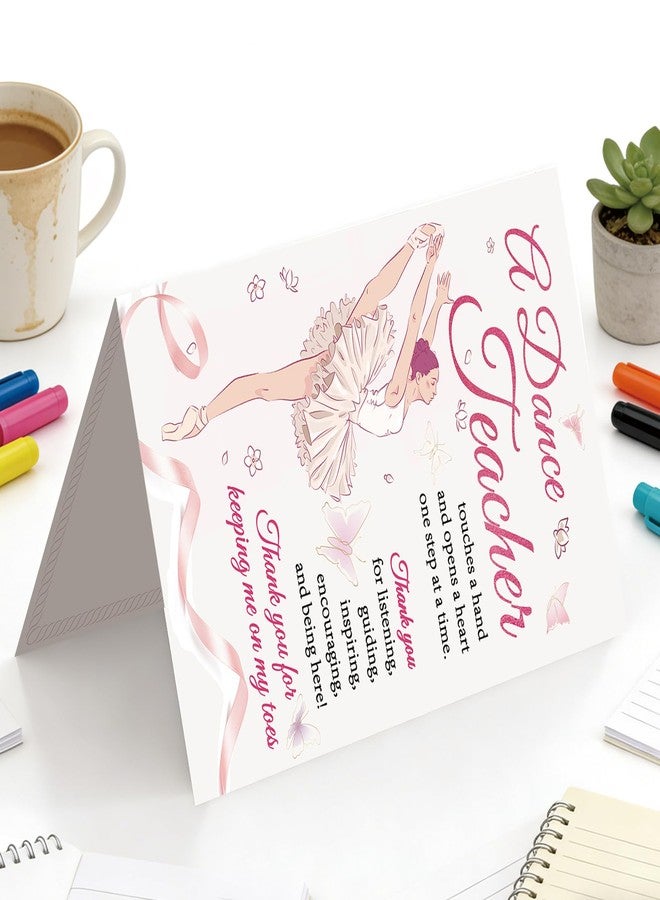 Londue Dance Teacher Appreciation Card, Thank You Gift for Dance Teacher, Ballet Teacher, Dance Instructor, Dance Coach Appreciation Card - Image 4