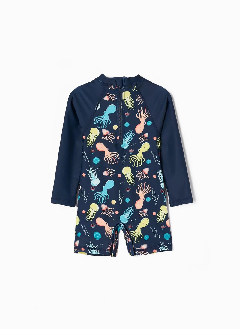 زيبي Swim Jumpsuit UV 80 Protection for Baby Boys 'Octopus'