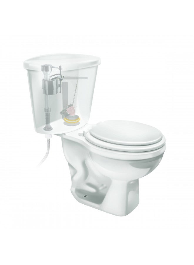 Fluidmaster 2602 Replacement Toilet Flush Valve Sealant Ring for 555C Model Flush Valve Repair Kit , White - Image 2