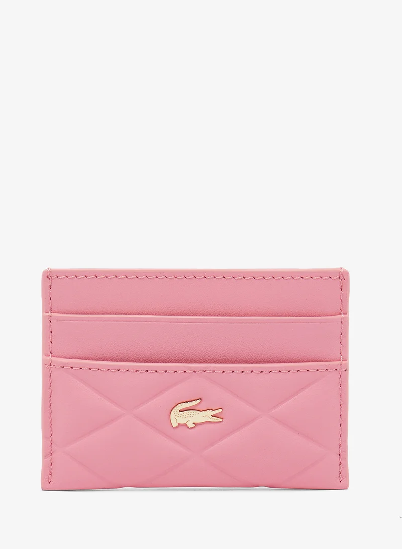 LACOSTE Logo Qulited Cardholder