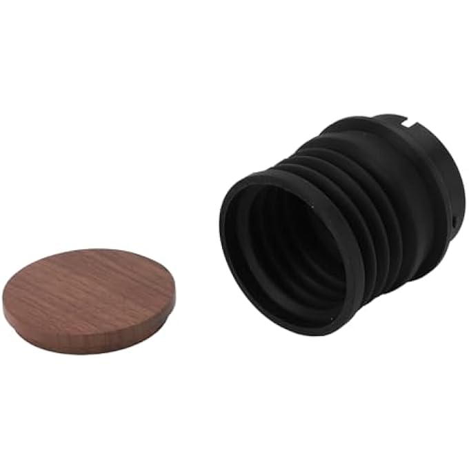 زيروديس قطع غيار ماكينة القهوة جرعة من خشب الجوز وملحق منفاخ السيليكون إزالة الجزيئات الدقيقة بسرعة مطحنة القهوة مطحنة الغبار مطحنة الحبوب ملحقات نفخ المطحنة - Image 2