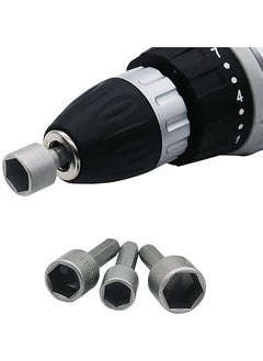Bluedeal Bluedeal 9pcs 14 Hex Shank Power Nut Driver Drill Bit Socket Wrench Screw 513mm Magnetic Nut Driver Set  - Image 4