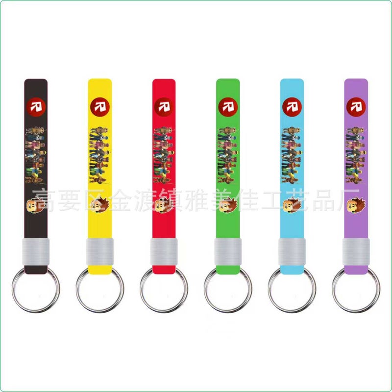 Cartoon Silicone Keychain Animation Silicone Keychain Game Surrounding Silicone Keychain - Image 1