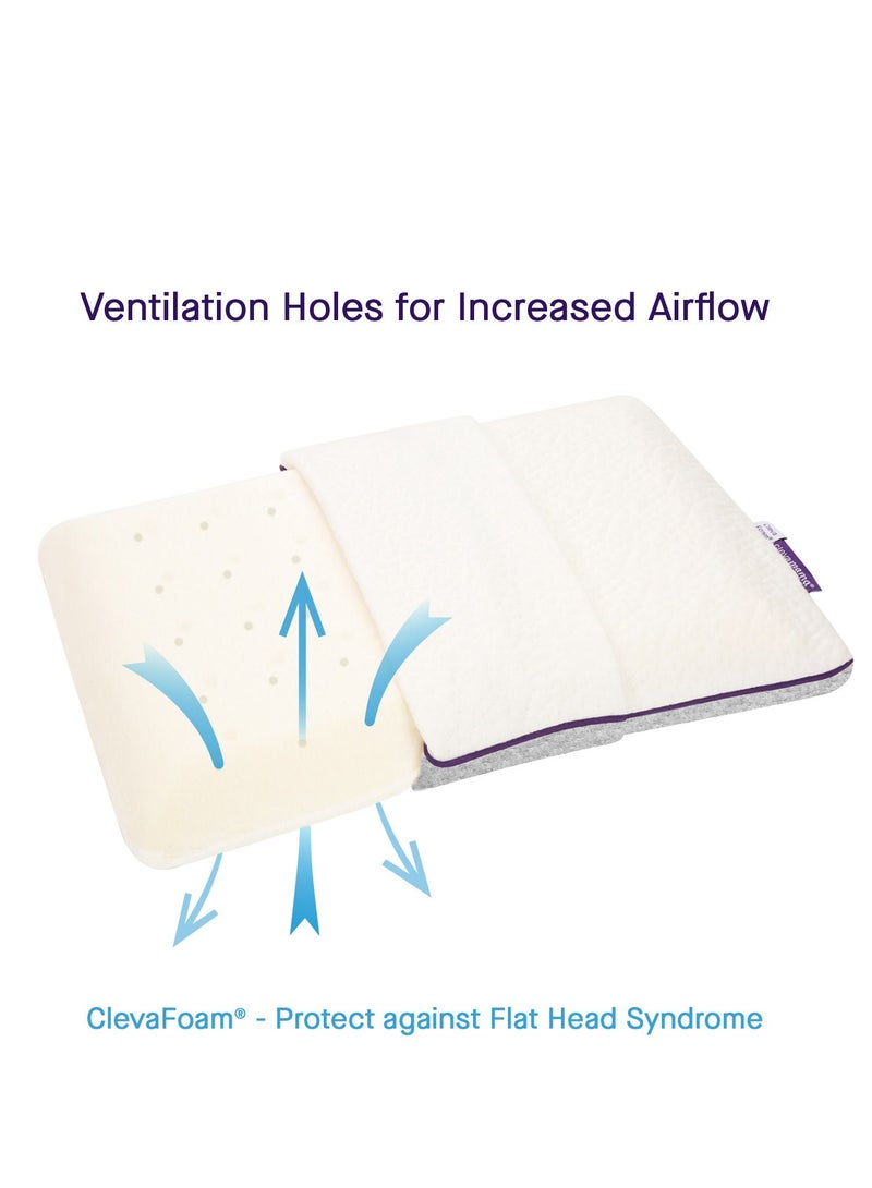 Clevamama Cleva Foam Toddler Pillow 1 to 3 Years - Image 4