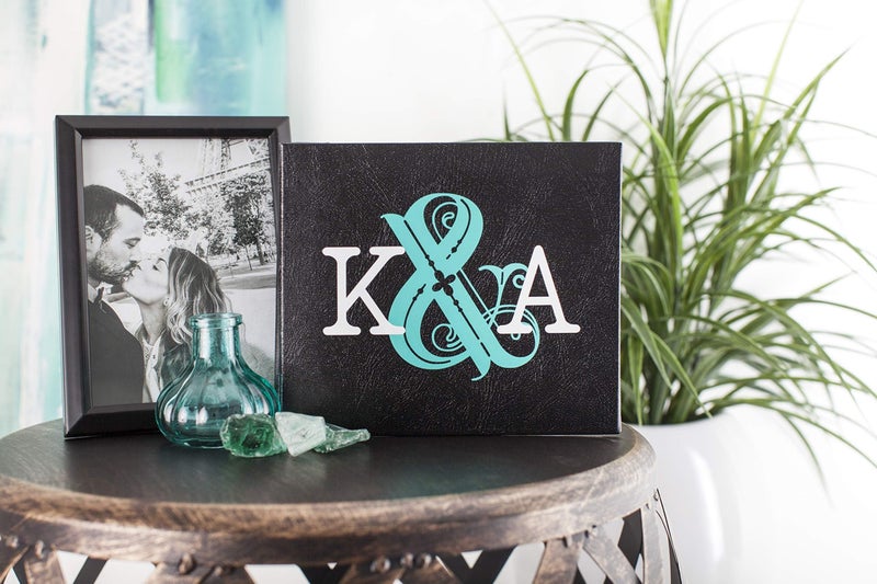 Cricut Premium Vinyl - Permanent, 12” x 12” Adhesive Decal Sheets Basics Sampler - Black, White, Coffee, Golden, Silver - Image 5