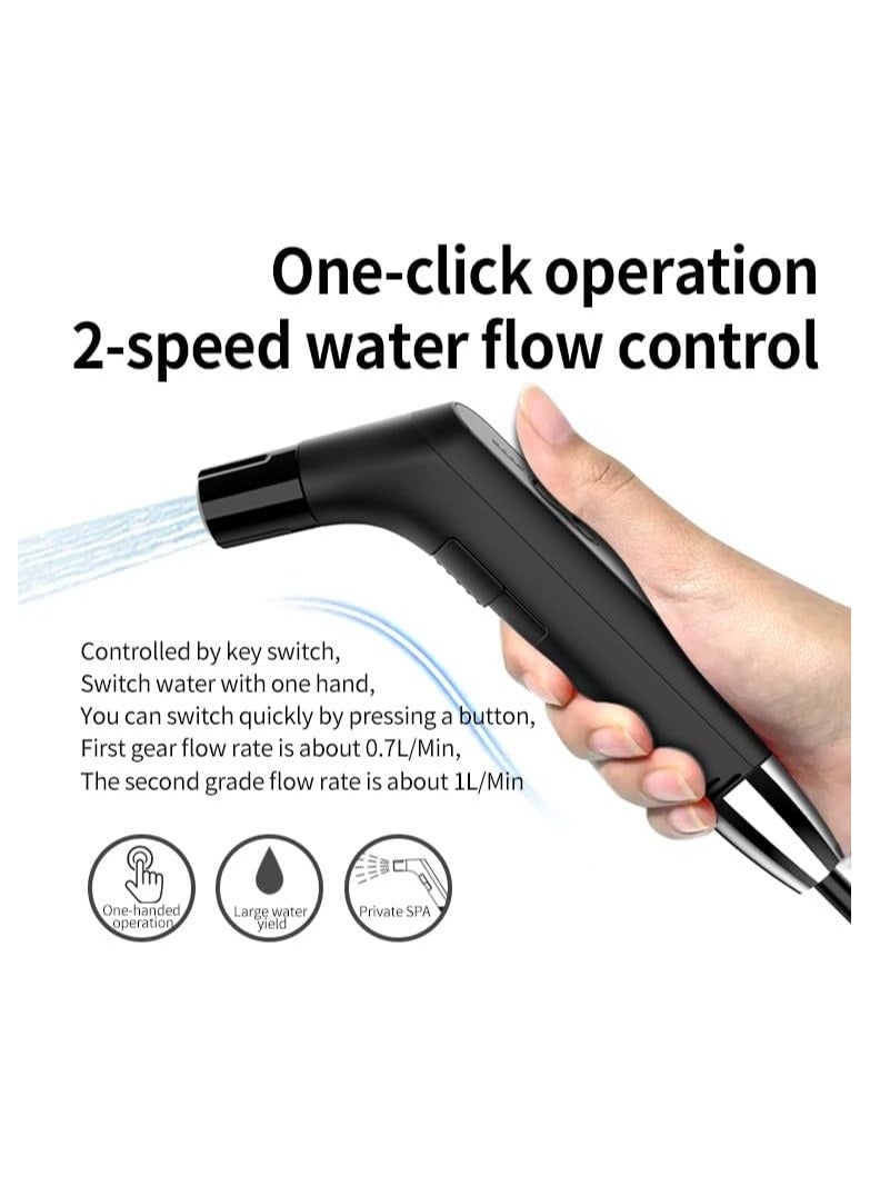 ARS Portable Shattaf Travel Bidet Sprayer with 2.3L Water Tank – Rechargeable Handheld Muslim Shower for Hygiene, Camping, Travel & Baby Care - Image 3