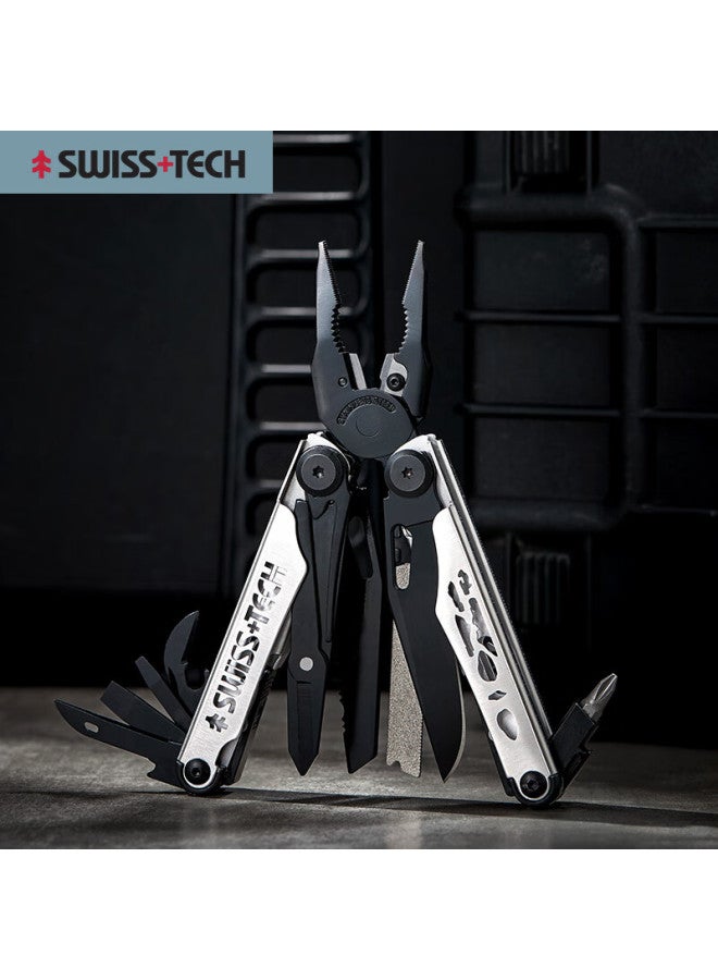 Sheffield Swiss Technology Multi-functional Pliers, Outdoor Folding Scissors, Combination Tool Set, Portable Emergency Wilderness Survival Equipment - Image 1
