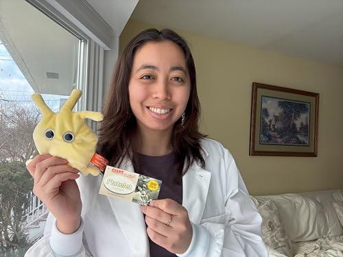 Giant Microbes GIANTmicrobes Platelet Plush, Blood Cell Plush, Blood Bank, Gifts for Lab Techs, Hematology, Phlebotomy Gifts, Phlebotomist Gift, Circulatory System, Immunology Gift, Lymphatic System - Image 3