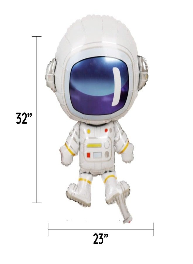 HK Balloons Space themed birthday decoration set with space themed printed balloons & foil balloons for kids birthday decortions (Space Themed Foil balloon set) - Image 3