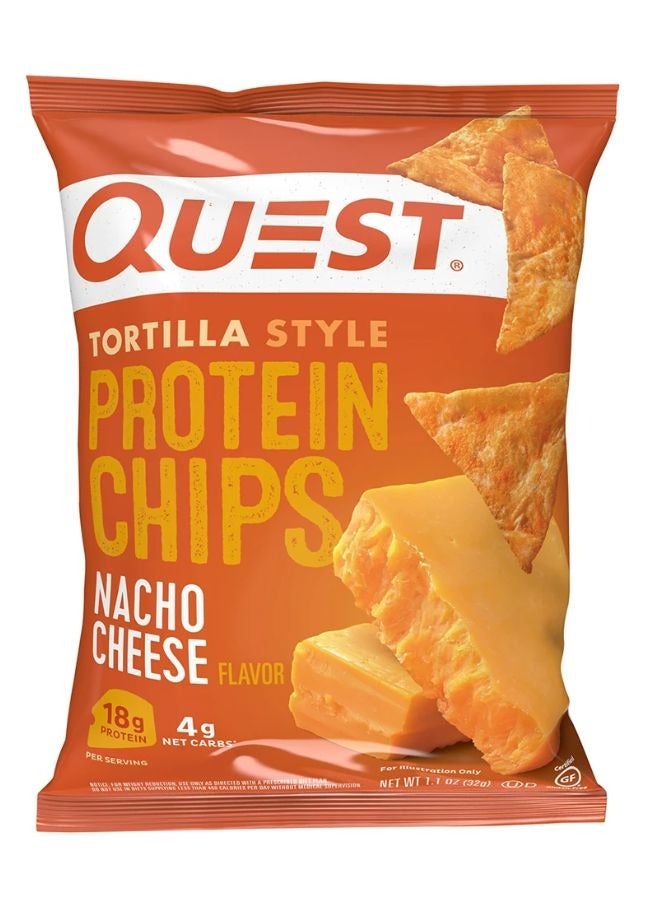 Quest Cheese Nacho Protein Chips 32g (18g Protein) - Image 1