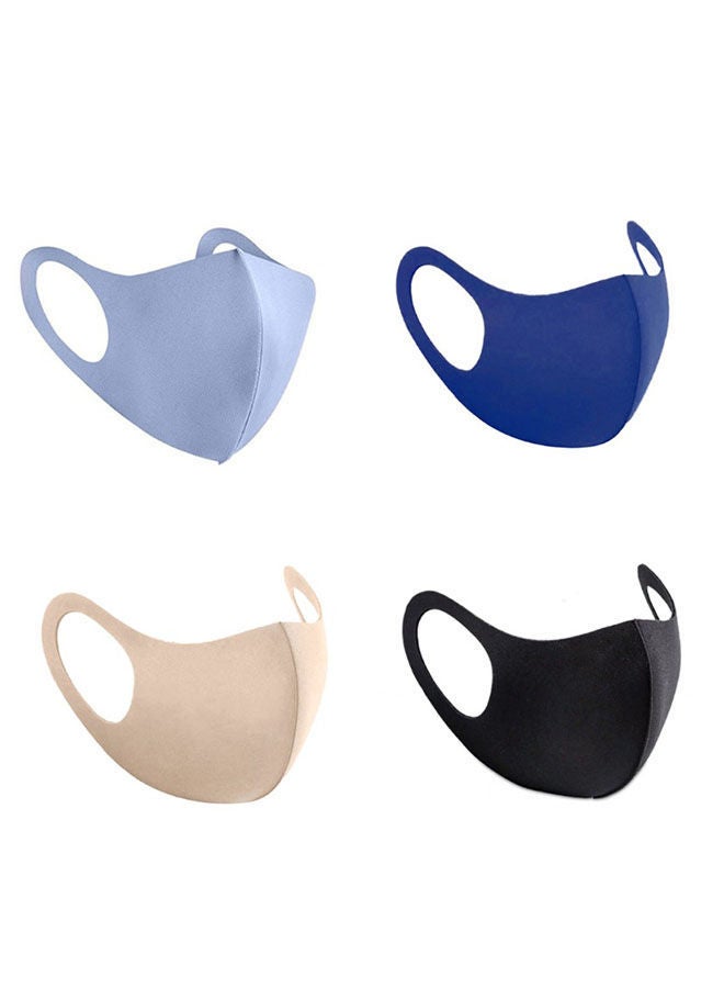 NIBEMINENT 4-Piece Washable And Reusable Masks