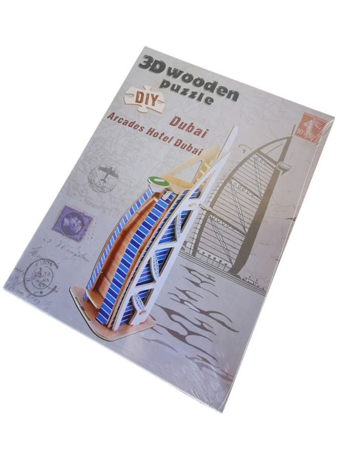 Arcades Hotel Dubai 3D Puzzle - Image 3