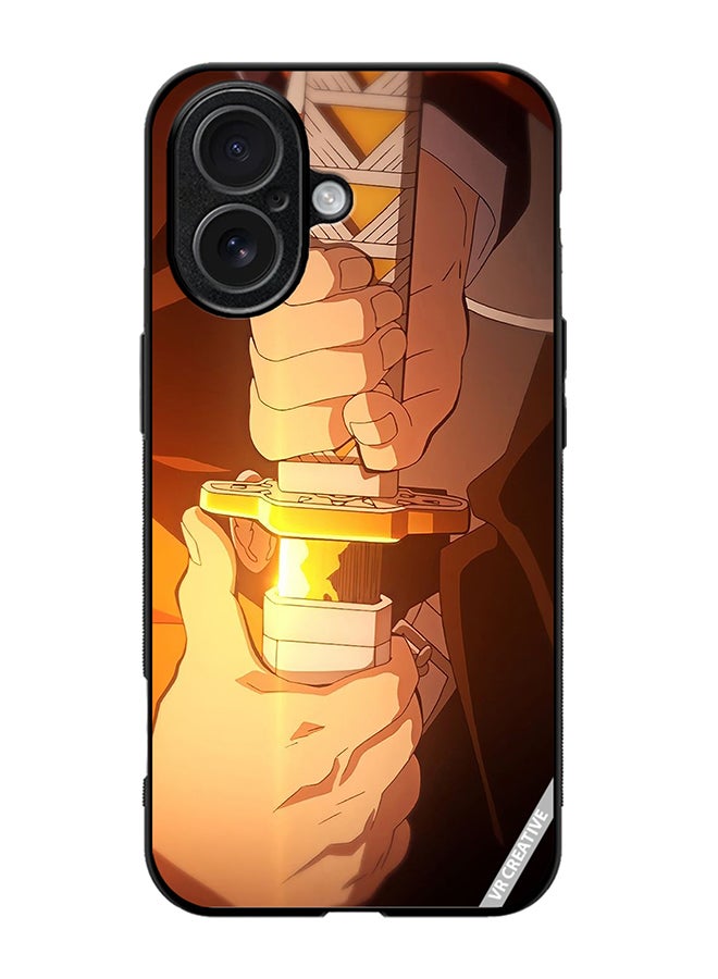 Protective Case Cover For Apple iPhone 17 Sword Design Multicolour