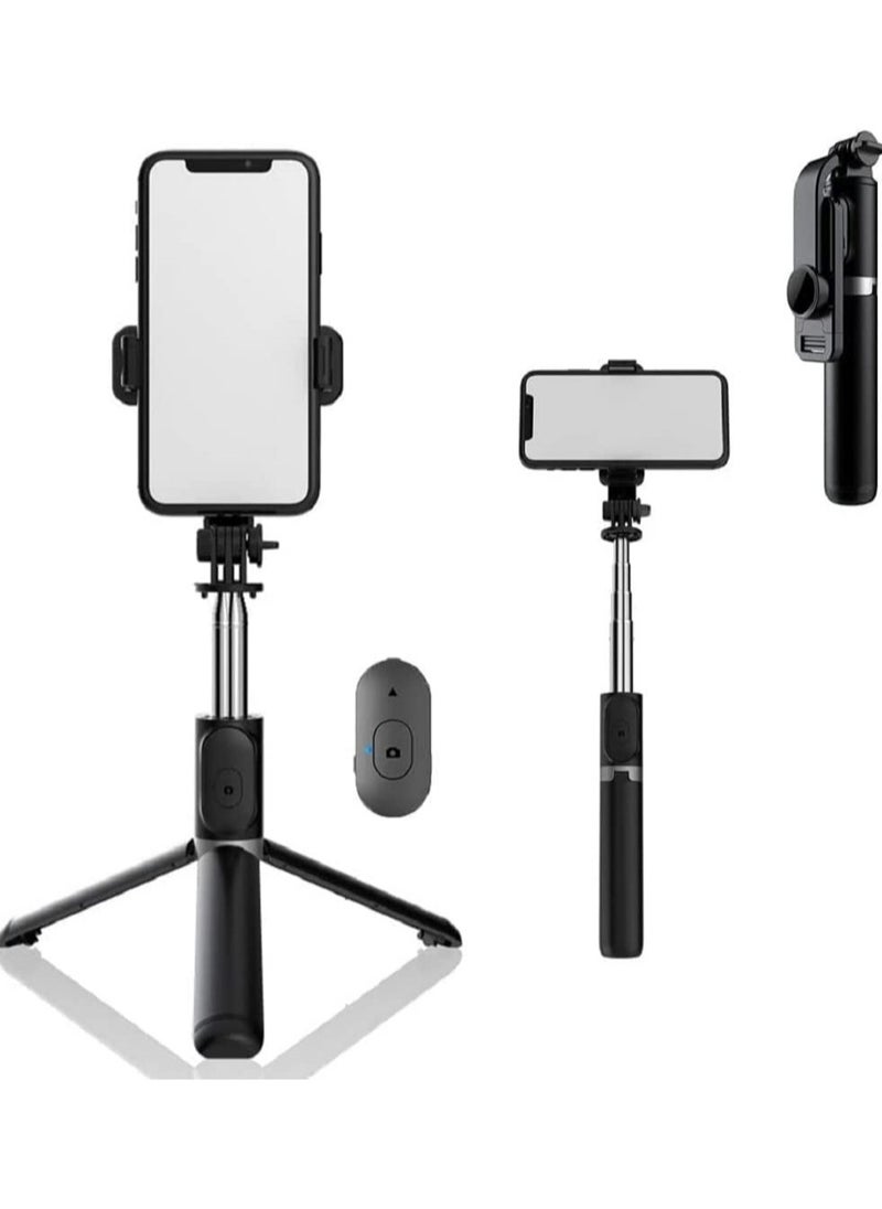 ELTRAZONE - Selfie Stick, TDOO Selfie Stick with Detachable Wireless Remote and Mini Tripod Stand Selfie Stick for GOPRO iPhone 13 12 11 pro Xs Max Xr X 8 7 6 Plus - Image 1