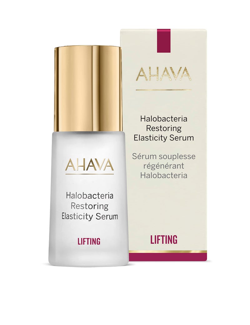 AHAVA Halobacteria Restoring Elasticity Serum - Anti-Aging, Lifts, Firms & Smoothes stressed, mature skin, restores elasticity, increase radiance, with Osmoter, 3D Complex & Hamamelis, 1 Fl.Oz - Image 2