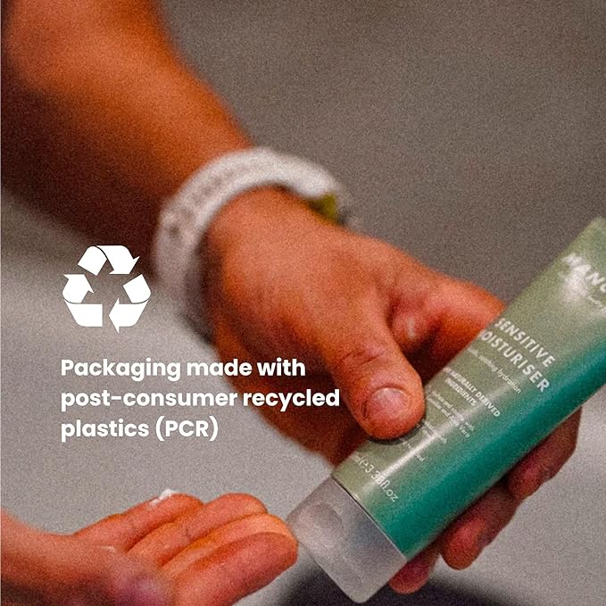 ManCave مرطب مان كاف الحساس 100 مل للرجال يرطب ويغذي البشرة مع الألوة فيرا وزبدة الشيا مختبر جلدياً خصائص مرطبة ومهدئة تركيبة طبيعية صديقة للنباتيين - Image 4