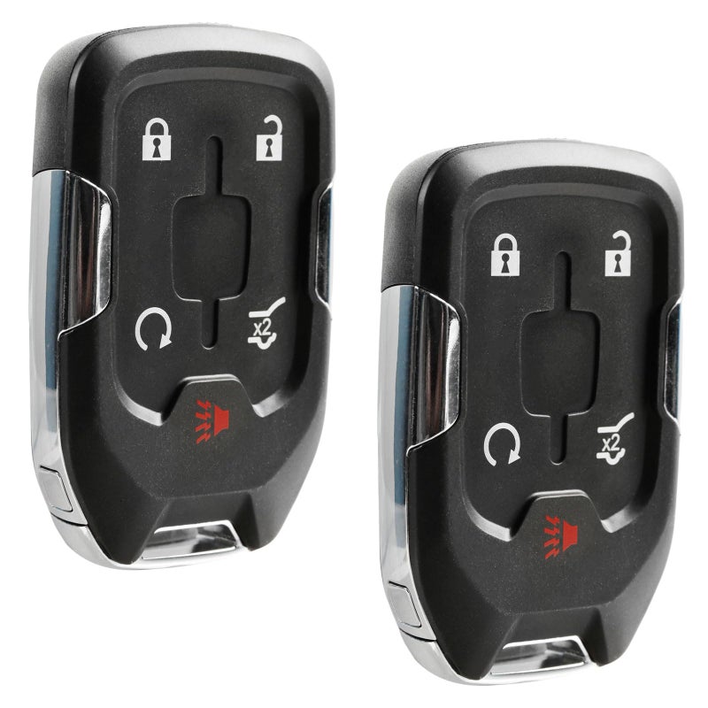 2X USARemote Keyless Entry Remote Car Key Fob Replacement Control for 2017 2018 2019 2020 2021 2022 2023 GMC Acadia Terrain 5Button Smart Key HYQ1EA 13508275