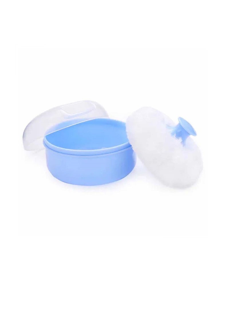 STAR BABiES Star Babies - Combo Pack of 2- Kids Powder Puff  with Kids Shower Cap - Blue  - Image 4