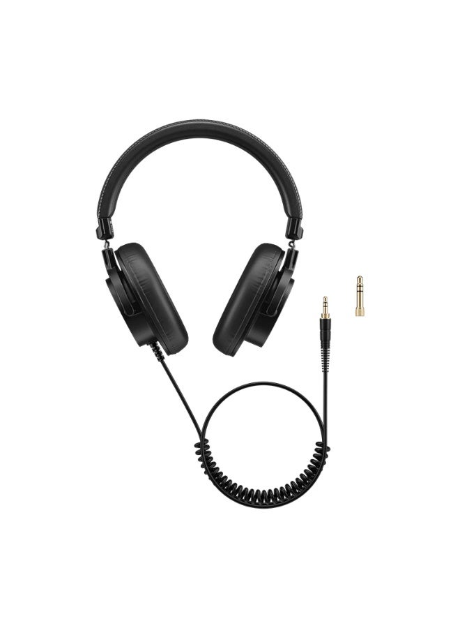 BOYA HP3 Professional Over-Ear Studio Monitoring Headphones for Podcast Recording, Music Production, Audio Mixing, Video Editing, Live Streaming, Content Creation, Wired Monitor Headphones with High-Fidelity Sound and Comfortable Ear Cushions - Image 2